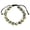 Dalmatian Stone, variant on Natural Gemstone Shamballa Style Bracelet
