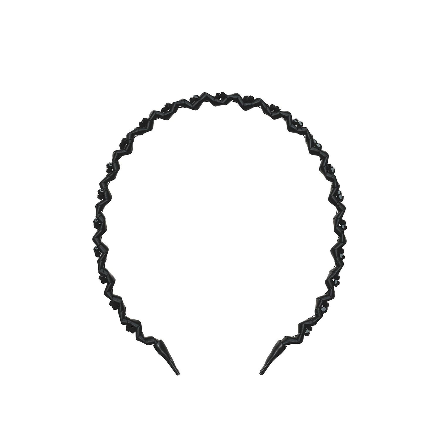 Invisibobble Black Sparkle HAIRHALO - The adjustable headband