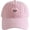 Pink, variant on Women's Embroidered Heart Denim Visor Cap, Korean Style Adjustable Sun Baseball Hat