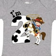 thumbnail image 4 of Inktastic I'm Two-cowboy riding horse birthday Boys Baby Bodysuit, 4 of 5
