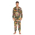 thumbnail image 3 of FORMRS Onesies Pajama for Adults Unisex Hoodie Winter Jumpsuit One Piece Sleepwear, Sizes S-2XL, Colorful Mushroom, 3 of 7