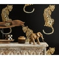 thumbnail image 7 of Daisy Bennett DB20200 20.5 x 216 in. Leopard King Peel & Stick Wallpaper, Black, 7 of 7