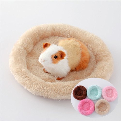Cheers.US 1 Pcs / 2 Pcs Hamster Bed Round Shape Keep Warm Sleeping Bed Hedgehog Chinchilla Rabbit Small Animal Nest,Suitable for Hamsters, Chinchillas,Rabbits and Other Small Pets