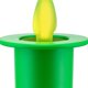thumbnail image 4 of BR Soporte para palillos de dientes Magic Bunny, resina verde, 1 pieza, 4 of 5