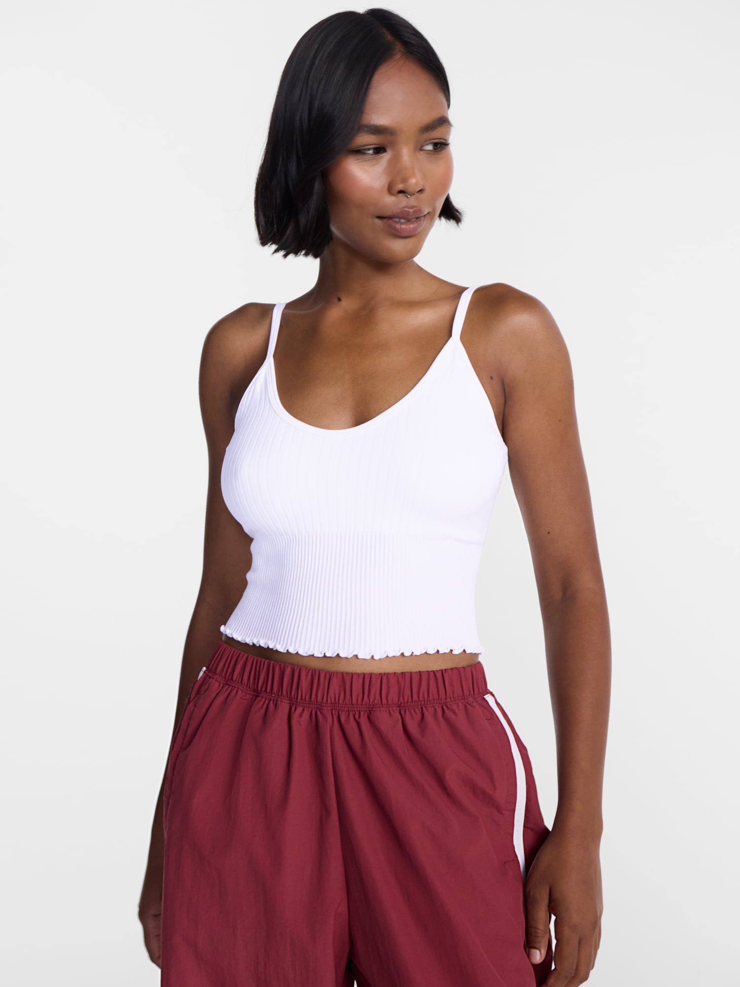 No Boundaries Scoop Neck Cami Top, Women's XXS-XXL - Walmart.com