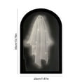 thumbnail image 2 of 2025 Halloween Hologram Ghost Mirror – LED Spooky Haunted Mirror with Creepy Eyes, Indoor Halloween Wall Decor for Bedroom, Living Room, Fireplace, DIY Haunted House Props, 2 of 9