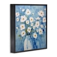 thumbnail image 3 of Stupell Industries Modern White Blooms with Paint Drip Black Framed Giclee Art, 12 x 12, by Irena Orlov, 3 of 8