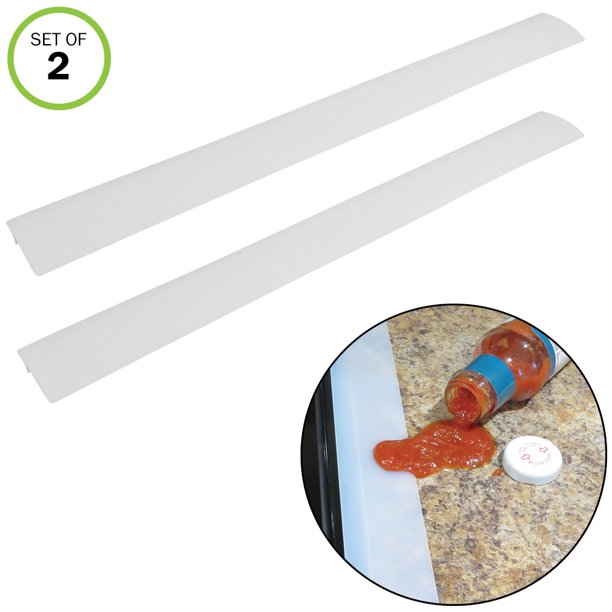 Evelots Stove Counter Gap FillerSiliconeSpillCrumb GuardWasher