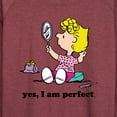 thumbnail image 3 of Peanuts - Yes I Am Perfect Sally - Women's Lightweight French Terry Long Sleeve Shirt, 3 of 6