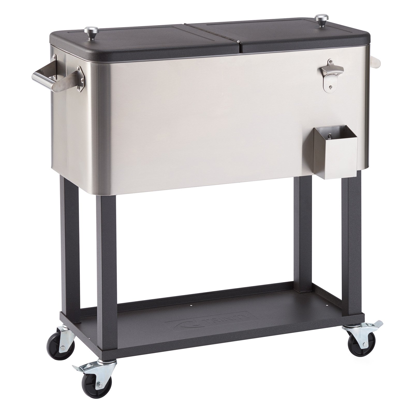 TRINITY 100 Quart Stainless Steel Cooler w/ Shelf - image 3 of 8