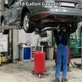 thumbnail image 4 of Égouttoir Portatif de 18 Gallons pour Huile Usée, Réservoir de Vidange Industriel Pneumatique à Hauteur Réglable avec Roues, Entonnoir à Huile pour Changer l'Huile de Voiture et de Camion, 4 of 9