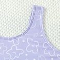 thumbnail image 6 of REgarm One Piece Swimsuit for Girls Floral Print Swimwear Summer Girls Beach Bathing Suit Purple,5-6 Years, 6 of 6