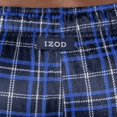 thumbnail image 4 of Pantalón de Pijama para Hombre IZOD Lite Touch Fleece a Cuadros Azul Marino Talla L, 4 of 5