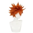 thumbnail image 3 of Peluca Corta Spiky Naranja con Flequillo para Hombre - Hinata, 3 of 7