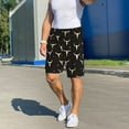 thumbnail image 7 of Bixox Men's Cow Skulls printed lightweight casual shorts, soft sleep shorts with pockets., 7 of 7