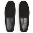 thumbnail image 4 of Floafers Men's, Country Club Driver Faux Suede, Black Vegan Suede, 10, Medium, 4 of 5