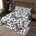 thumbnail image 2 of Erosebridal Kawaii Butterfly Coverlet Set Twin, Cheetah Print Bedding Set, Rustic Animal Decor, 2-Piece, 2 of 5