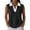 31# Black, variant on Women's Sleeveless Golf Polo Shirts Collared V Neck Tennis Tank Tops Casual Quick Dry Lightweight Loose Tee Green M