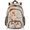 Brown, variant on Leopard Print Flower Cheetah Laptop Backpack for Women Men, 18.3 Inch Large Computer Backpacks Fashion Teacher Nurse Bag Casual Daypack for Work Travel