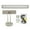 Brushed Nickel, variant on Gold Rechargeable LED Wall-Mounted Gallery Light by Studio Décor - Adjustable Light Angle with 3 Light Functions - 1Pack