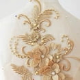 thumbnail image 3 of Lace Applique Patch Stylish And Fashionable Decoration For Costumes Dress Applique Lace Dress Lace Dress Applique Wedding Dress Unique With Beautiful Florals Lace Applique Patch Stylish And Fashionab, 3 of 7
