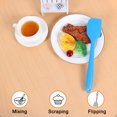 thumbnail image 6 of 4pcs Kitchen Cooking Silicone Spatula Set Heat Resistant Turner Scraper Baking Utensils  Blue, 6 of 7