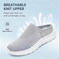 thumbnail image 4 of CHICVOMEY Comfort Women Sneakers Lightweight Slip On Sneakers Shock Absorbing Mesh Walking Shoes for Daily Outdoor & Indoor Home Use, 4 of 8