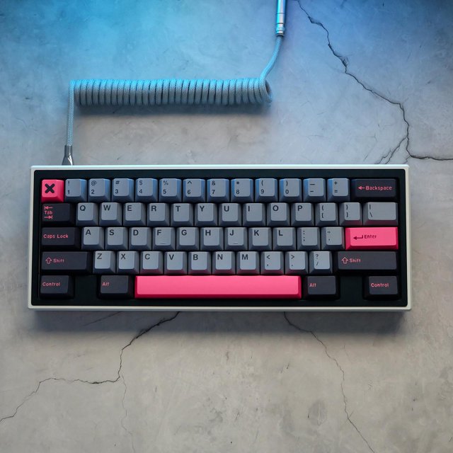 173 Keycap Set Cherry Clone Switch mecáco Keycap 61/64/68/75% 84/87/96/98/104/108 Disposición, con caja de almacenamiento Negro Gris Rojo shamjiam Juegos de teclas
