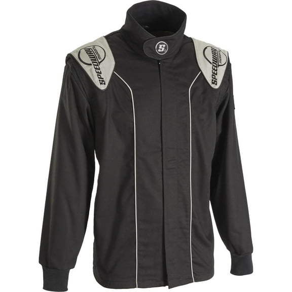 Speedway Double-Layer SFI-5 Racing Suit Jacket, Black Small