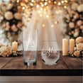 thumbnail image 4 of Mr. and Mrs. Etched Beer Glass and Stemless Wine Glass Combo (set of 2), 4 of 6