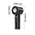 thumbnail image 3 of Transparent Mecha High-speed Coolings Fan USB Turbine Powerful Mini Wind Cannons Handheld Fan, 3 of 7