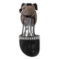 thumbnail image 5 of Badgley Mischka Girls Low Heeled Dress Shoes. (Little Kids and Big Kids) Black Size 10, 5 of 7