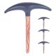 thumbnail image 1 of 4pcs Kids Party Funny Pickaxe Toy Blow-up Pickaxe Toy Inflatable Pickaxe Balloon Toy, 1 of 3