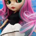 thumbnail image 4 of 1/6 Vestido De Gasa Irregular De Moda Negro Blanco Para Accesorios De Vestir De Muñeca Blythe, 4 of 7