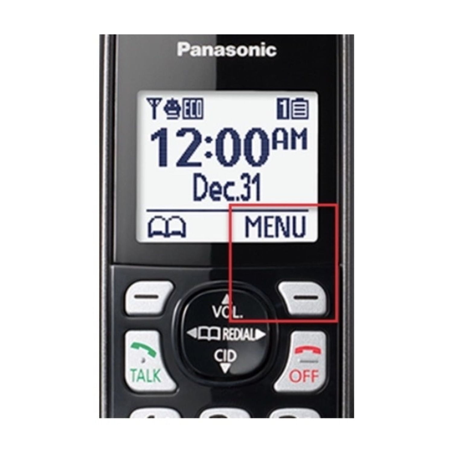 Panasonic 3x Handsets Dect 6.0 Expandable System Cordless Phone with Advanced Call Block, Bilingual Caller ID & Easy to Read Display (Black)