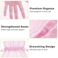 thumbnail image 3 of TickJOY 100 Pack Pink Organza Bags 4"x6", Small Mesh Gift Bags for Jewelry Sachet, Elegant Mesh Bags for Candy Wedding Party Favor, Bridal Shower, Baby Shower & Christmas Gifts, 3 of 6