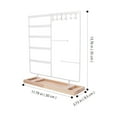 thumbnail image 2 of Tabletop Jewelry Stand Multi-layer Jewelry Display Storage Holder Necklace Earring Hanging Rack, 2 of 9