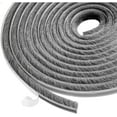 thumbnail image 1 of Tira de cepillo de 6 m, sello de cepillo autoadhesivo a prueba de viento y polvo para ventanas y puertas móviles, 9 mm de ancho x 9 mm de alto, gris ZefeiWu 8390606572264, 1 of 1