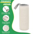 thumbnail image 3 of Uxcell Neoprene Water Bottle Sleeves, Water Bottle Carrier Textured Insulators with Strap for Hiking Cycling Beige 3 Inch, 3 of 7