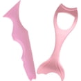 thumbnail image 2 of 2pcs Convenient Silicone Eyeliner Stencil Woman Use Beauty Ruler Eyeshadow Stencil Guide Tool, 2 of 9