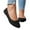 Black, variant on Women's Ballet Flats Comfortable Dress Shoes Round Toe Slip on Flats Shoes for Women
