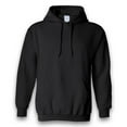 thumbnail image 4 of Gildan Heavy Blend Sweatshirt - 18500 Hoodies for Men | Black Fleece Hoodie with Pouch Pocket, 8 oz, 50/50 Cotton/Polyester, 2 Pack, Size - S, 4 of 6