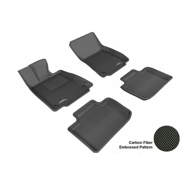 3D MAXpider L1LX03401509 LEXUS IS250/350 2014 KAGU BLACK R1 R2 (RWD ONLY) Floor Mat