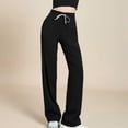 thumbnail image 2 of GEWSEY Scrubs for Women, Mid Rise Straight Leg Cargo Pants with Knit Yoga Waistband, Anti- Womens Scrubs Pants (Black, XL), 2 of 6