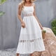 thumbnail image 4 of Vestido De Tirantes Sin Espalda Para Mujer Vestido largo de fiesta Casual Sexy Trendy Sexy Túnica Vestido Traje diario (Blanco M) Cgtredaw para Mujer Blanco T L, 4 of 7