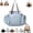 Blue, variant on Ekon Essential Tote Bag, 3-in-1 Convertible Backpack with 15 Pockets, Multifunctional Organizer for Travel & Daily Commute