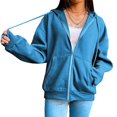 thumbnail image 4 of Sudadera Con Capucha Para Mujer Chaqueta Con Capucha Para Mujer Sudadera Con Capucha Para Mujer Sudadera Con Capucha De Color Puro Para Mujer Sudadera Con Capucha Para Mujer, 4 of 6