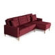 thumbnail image 3 of Sala Modular Reversible De Lino Rojo Modelo Donato, 3 of 11