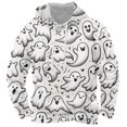 thumbnail image 1 of JHLZHS Chandails en Molleton pour Hommes avec Capuches Design Série Automne Hiver Décontracté Imprimé 3D Gris, 1 of 4