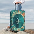 thumbnail image 4 of Wukai Around The Planet Elastic Luggage Cover: Personalized Protection for Your Suitcase - Fits 19~29-inch, Washable & Durable Travel Companion-Medium, 4 of 8